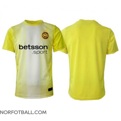 Billige Fotballdrakt Inter Milan Keeper Replika Bortedrakt 2025-26 Kortermet Billige Fotballdrakt Inter Milan Keeper Replika Bortedrakt 2025-26 Kortermet